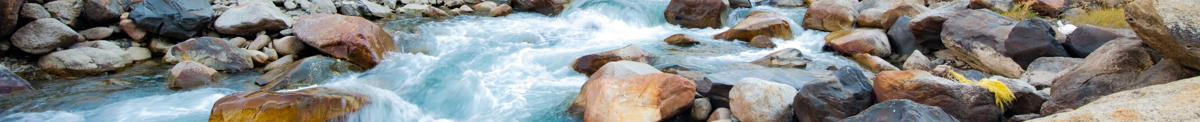 River flowing over rocks